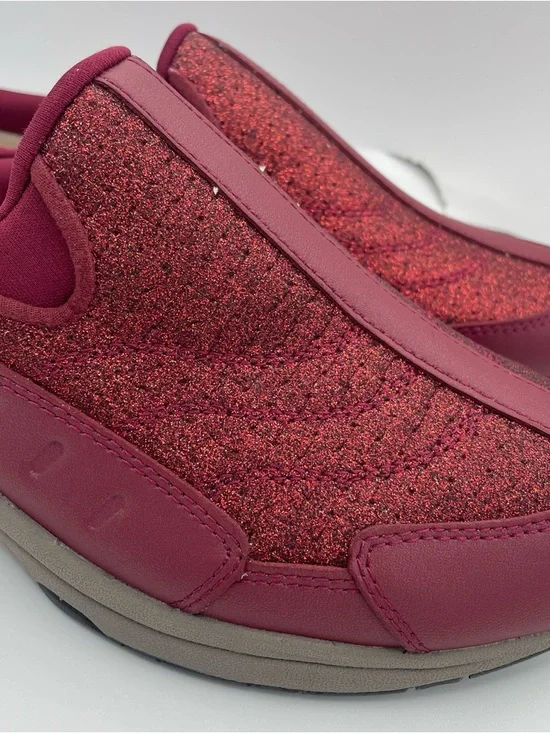 Easy Spirit red slip on glitter comfy sneakers women’s Size 7 1/2M - Picture 3 of 11